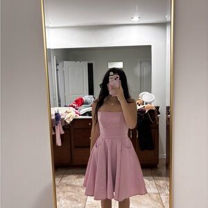 Chic Shiny Pink Dress